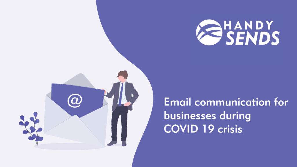 Email communication for businesses during COVID 19 crisis